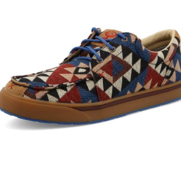 Twisted X Hooey Loper Shoes Mens 9.5 M Colorful MHYC006 Loafer - Picture 2 of 13